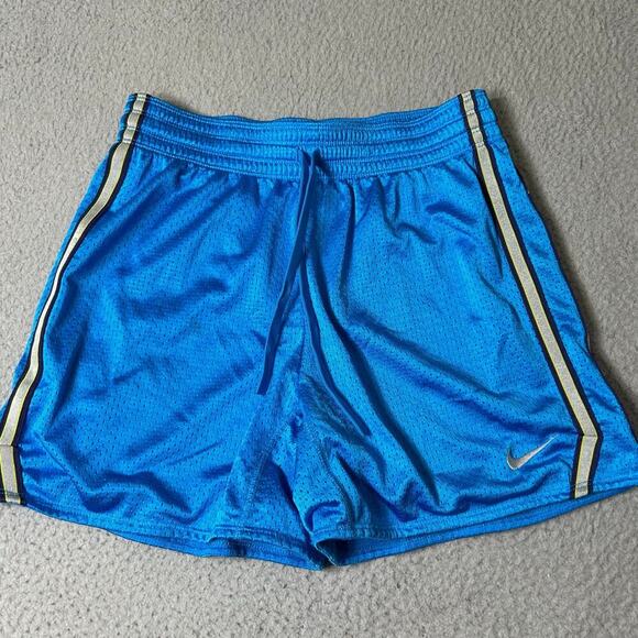 Nike Shorts Womens XS Blue Mesh Dri-Fit Running‎ Shorts Gym Walking Exercise - Picture 1 of 10